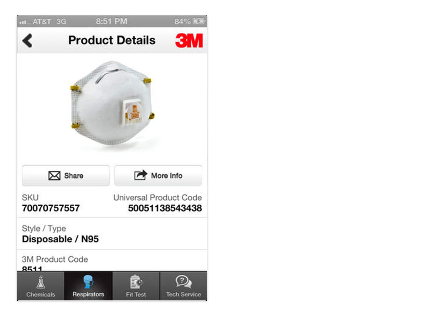 3M Respiratory Protection Resource Guide - iPhone and Android